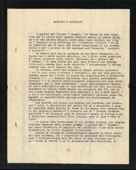 "Marxisti e cattolici"