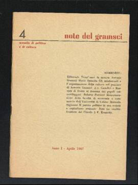 [Note del Gramsci. Anno I, numero 4]