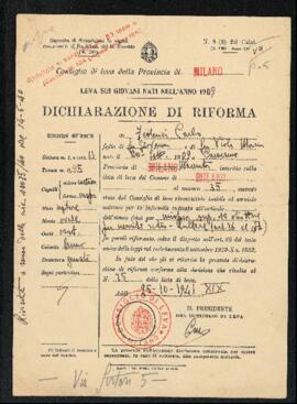 Dichiarazione di riforma