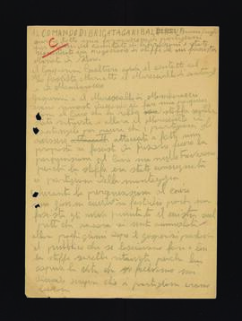 [Richiesta di provvedimenti nei confronti di Gualtiero Gasperini presentata da alcuni partigiani]