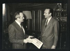 Giorgio Tornati e Jacques Chirac