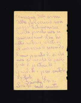 [Lettera di Enzo Baiocchi sul riconoscimento ad un maresciallo della qualifica di patriota]