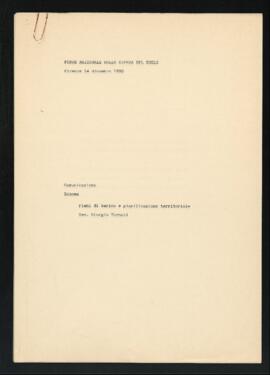 "Piani di Bacino e pianificazione territoriale"