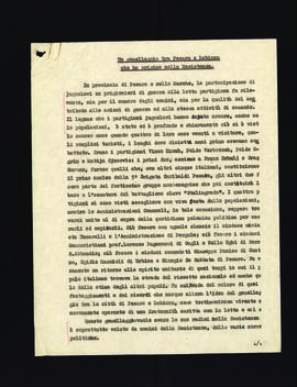 "Un gemellaggio tra Pesaro e Lubiana che ha origine nella Resistenza"