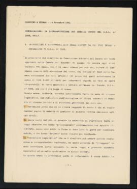 "La riorganizzazione dei servizi idrici nel disegno di legge 2968, Galli"