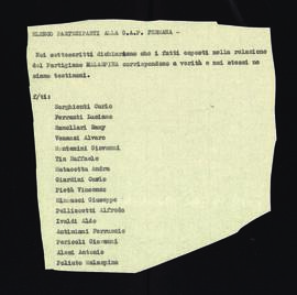 "Elenco partecipanti alla GAP fermana"