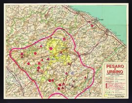 "Pesaro e Urbino. Carta della provincia"