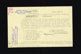 [Lettera della Sezione di Osimo dell'ANPPIA sulla composizione del locale CLN]