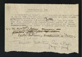 "Ricostruzione in atto"