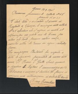 Verbale della riunione femminile del 19 settembre 1946 della Cellula numero 28 della Sezione di Fano del Partito comunista italiano - PCI