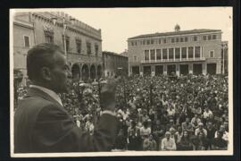 Comizio elettorale per le elezioni politiche del 1976