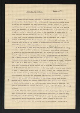 "Problema dei giovani"