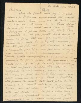Lettera di Bruno Venturini del 20 settembre 1944