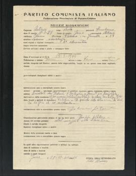 Notizie biografiche di Leda Antinori