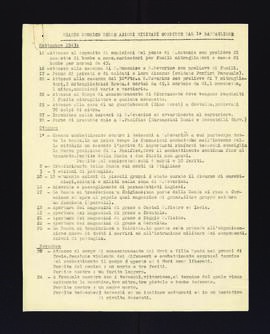 "Diario storico delle azioni militari compiute dal 1° Battaglione"