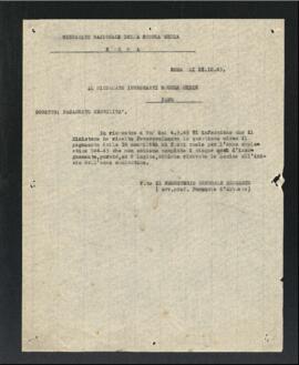 Lettera del Sindacato nazionale della scuola media per il Sindacato insegnanti scuole medie di Fano