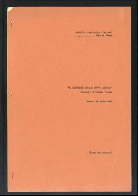 "Il Governo della città nuova"