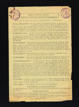 "Bollettino di guerra del giorno 11 ottobre 1944 - Radio Londra"