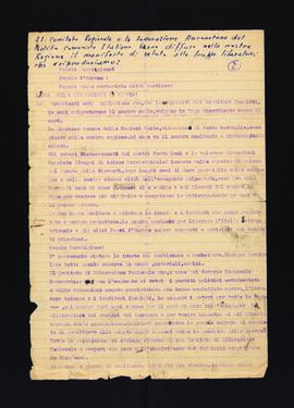 [Manifesto di saluto alle truppe liberatrici redatto dal Comitato regionale e dalla Federazione anconetana del PCI]