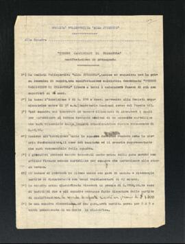 Regolamento del Torneo calcistico di primavera organizzato dalla Società polisportiva Alma Juventus