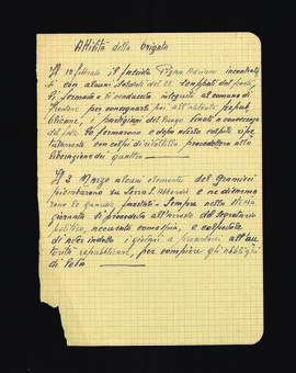 "Attività della brigata"