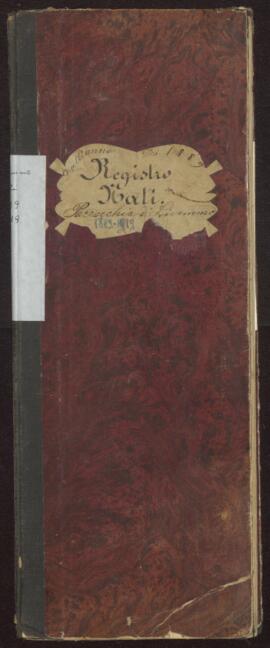 Registro nati parrocchia di Livemmo dall’anno d[o]m[i]n[i] 1889